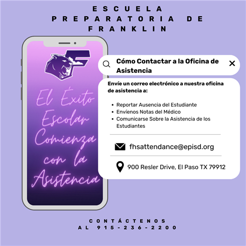Attendance Email - Spanish 
